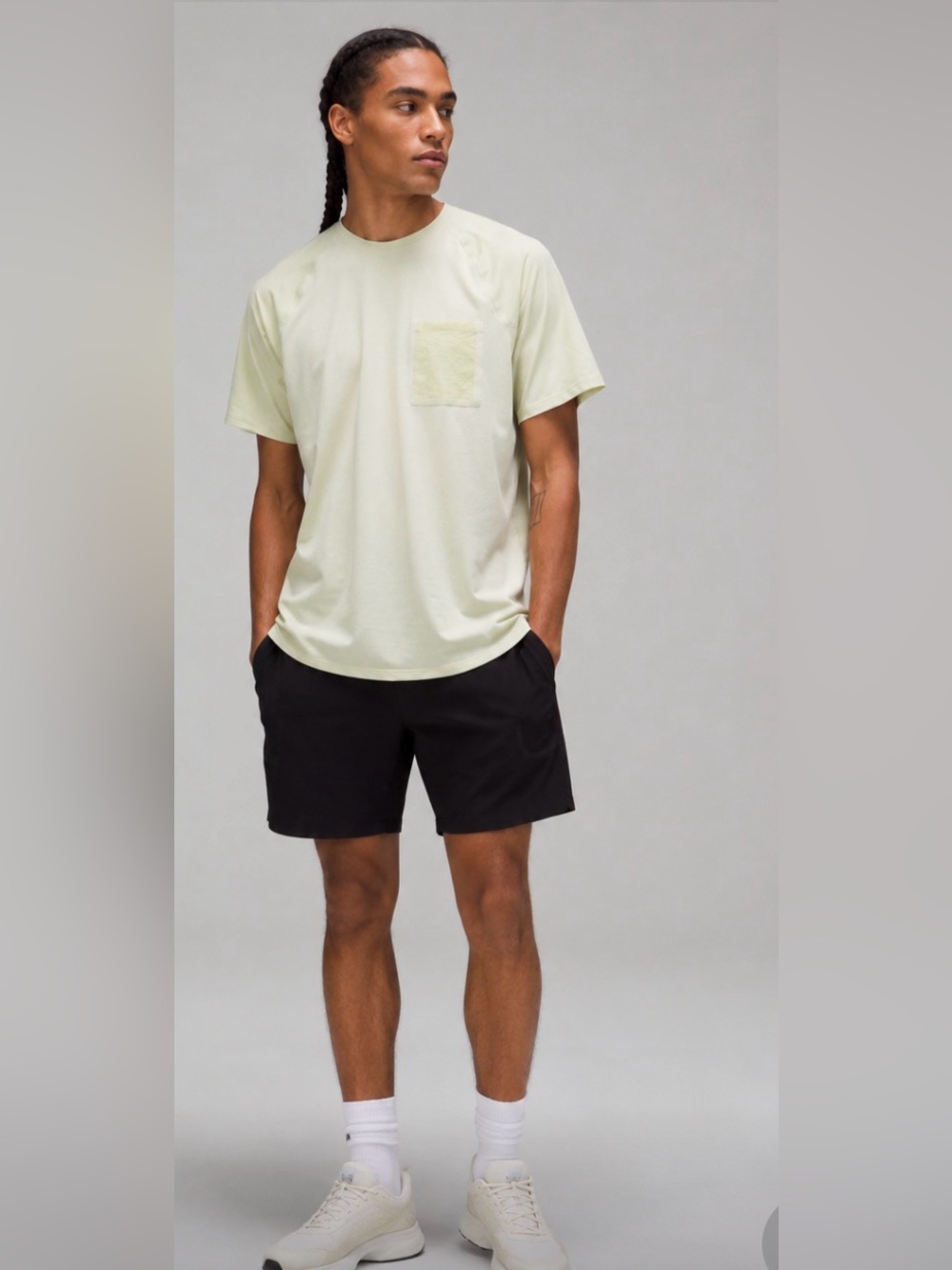 lululemon athletica Sage Green Short Sleeve Tee